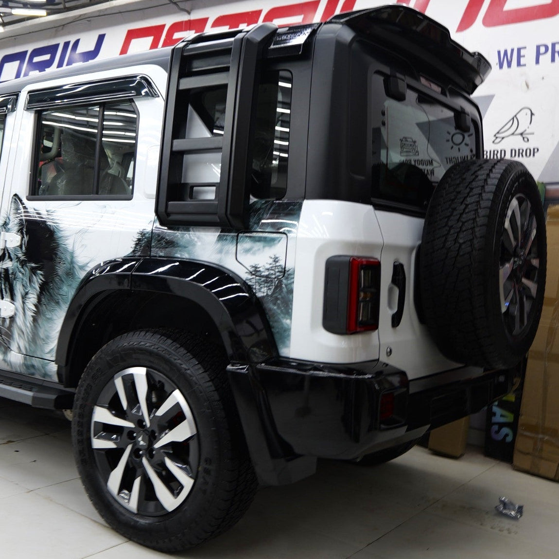 THAR ROXX Side Ladder And Box | Universal Aftermarket Dummy Off-Road Utility Kit