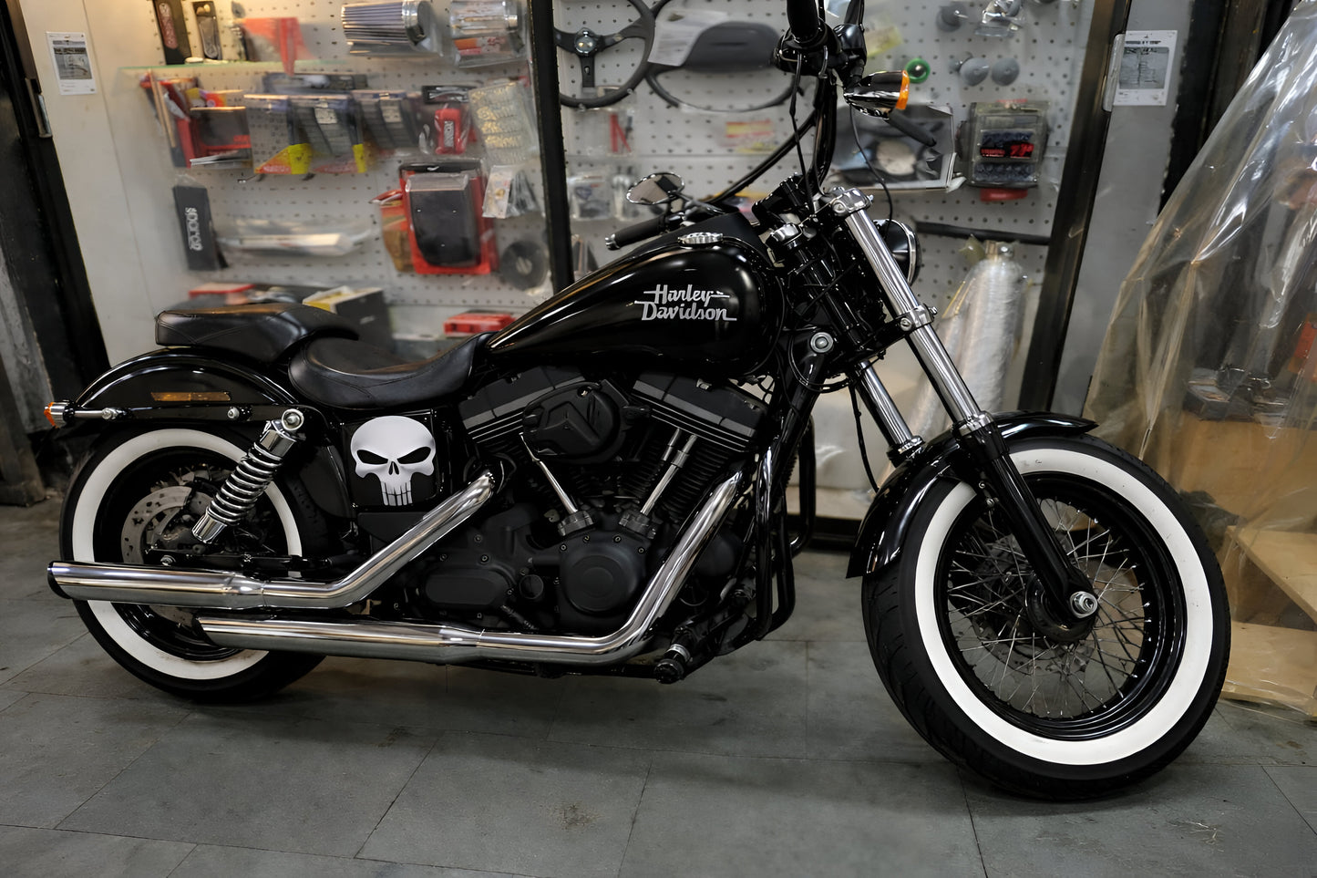 Motorik Full ARC 1.5 Inch Bike Strips Rubber Tyre Stickers – Permanent Lettering Kit (Set of 2 Tyres both sides)