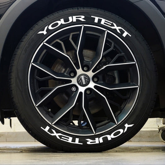 Design Your Own Car Tyre Sticker (set of 4 wheels)