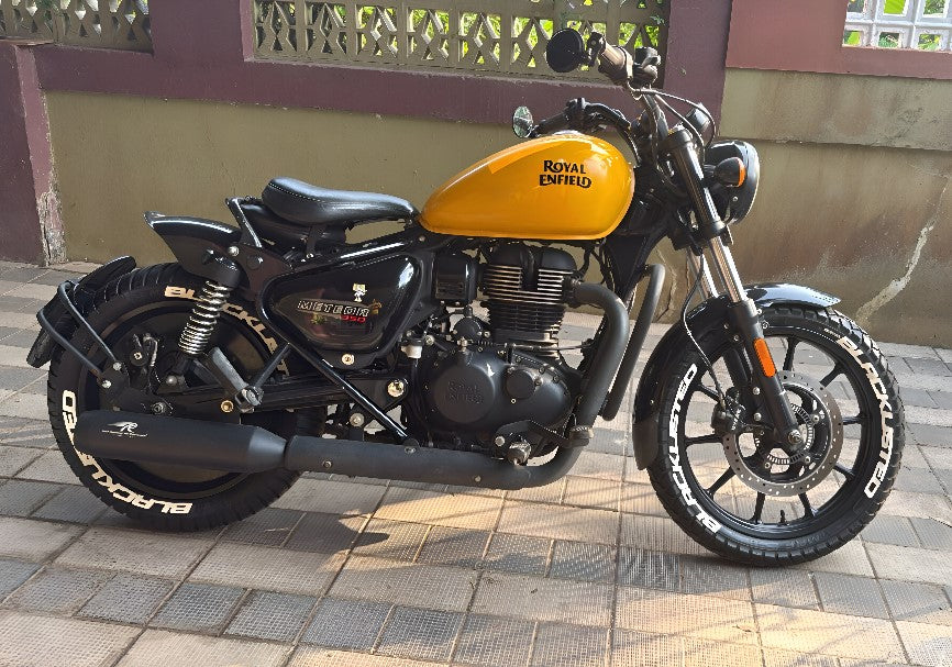 Motorik BLACKLISTED bike Tire Stickers| Fade-Resistant, Waterproof & Durable for (set of 2)