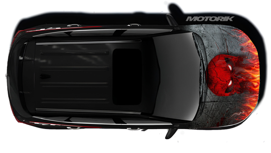 Motorik Classic Racing Bonnet Graphics Fit for all cars