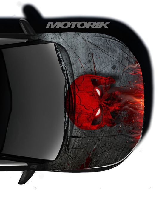 Motorik Classic Racing Bonnet Graphics Fit for all cars