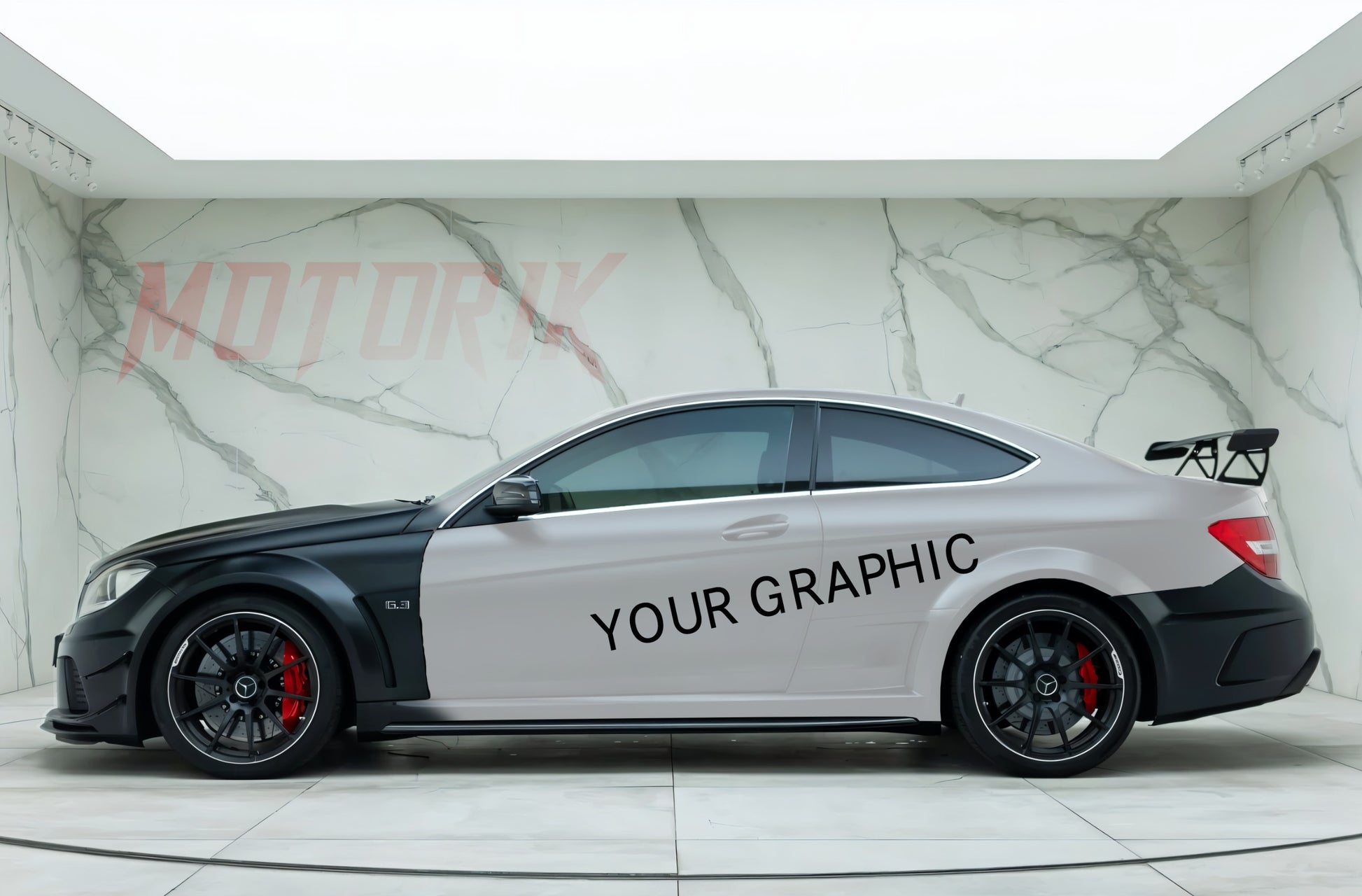 Custom Car Side Graphics - Design Your Own Sedan Wraps | Motorik Detailing