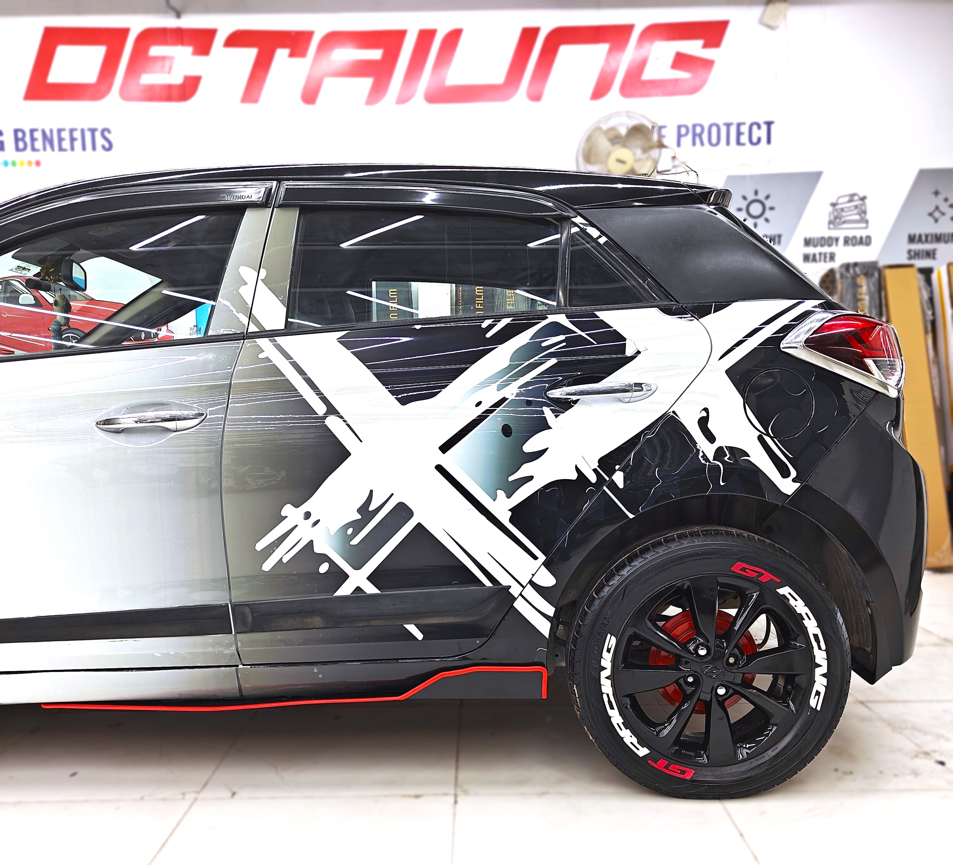 GT Racing Tyre Stickers Kit for 14''-18'' Wheels | Motorik Detailing