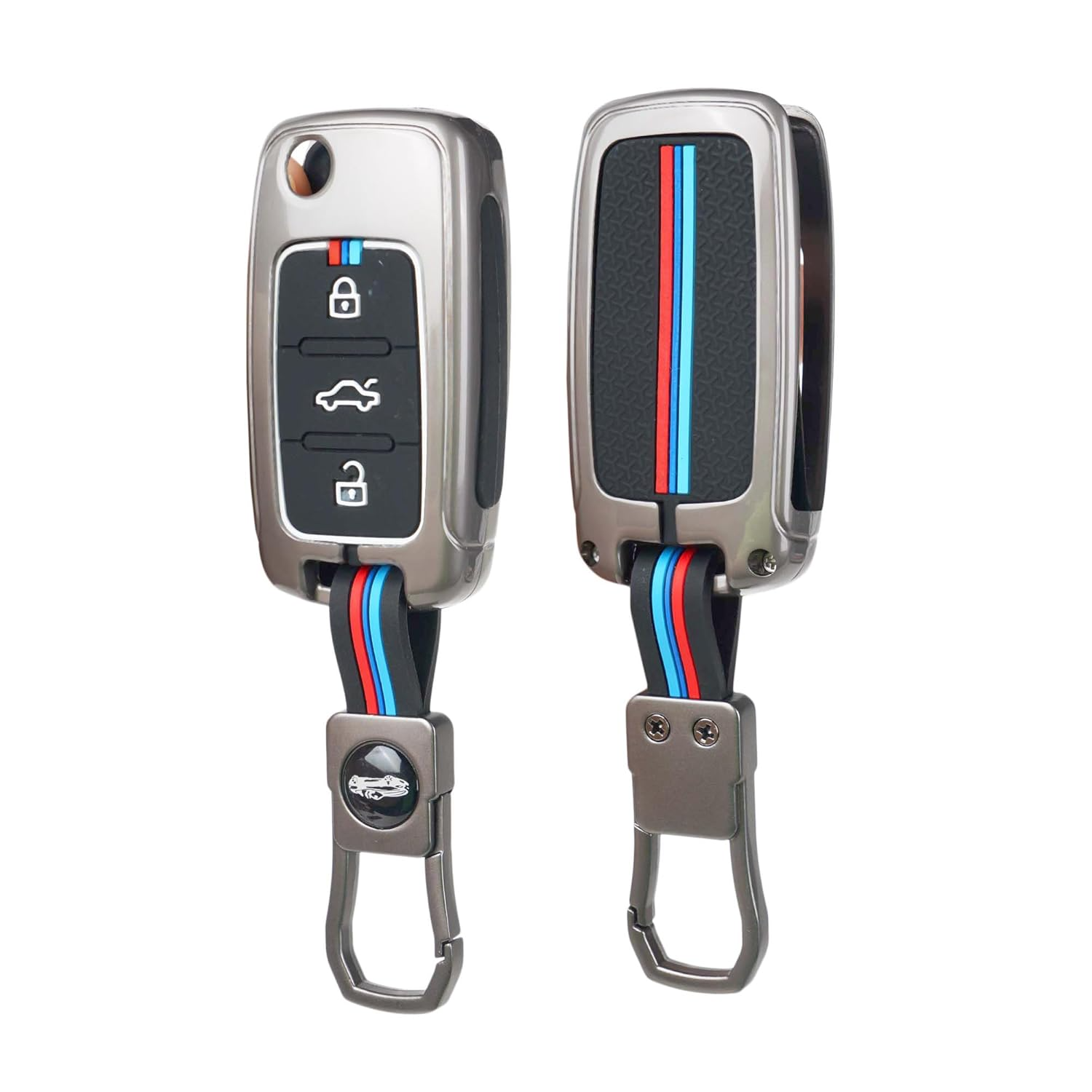 Stylish metal key cover for Polo with a modern design and durable finish