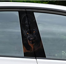 Panther B-PILLAR car decals by Motorik Detailing for stylish vehicle customization