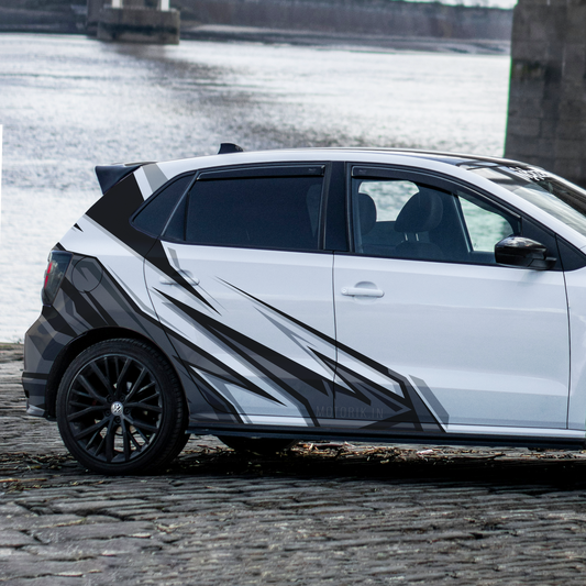 Abstract Car Side Graphics – Compatible with All Cars & Colours (Both Sides)