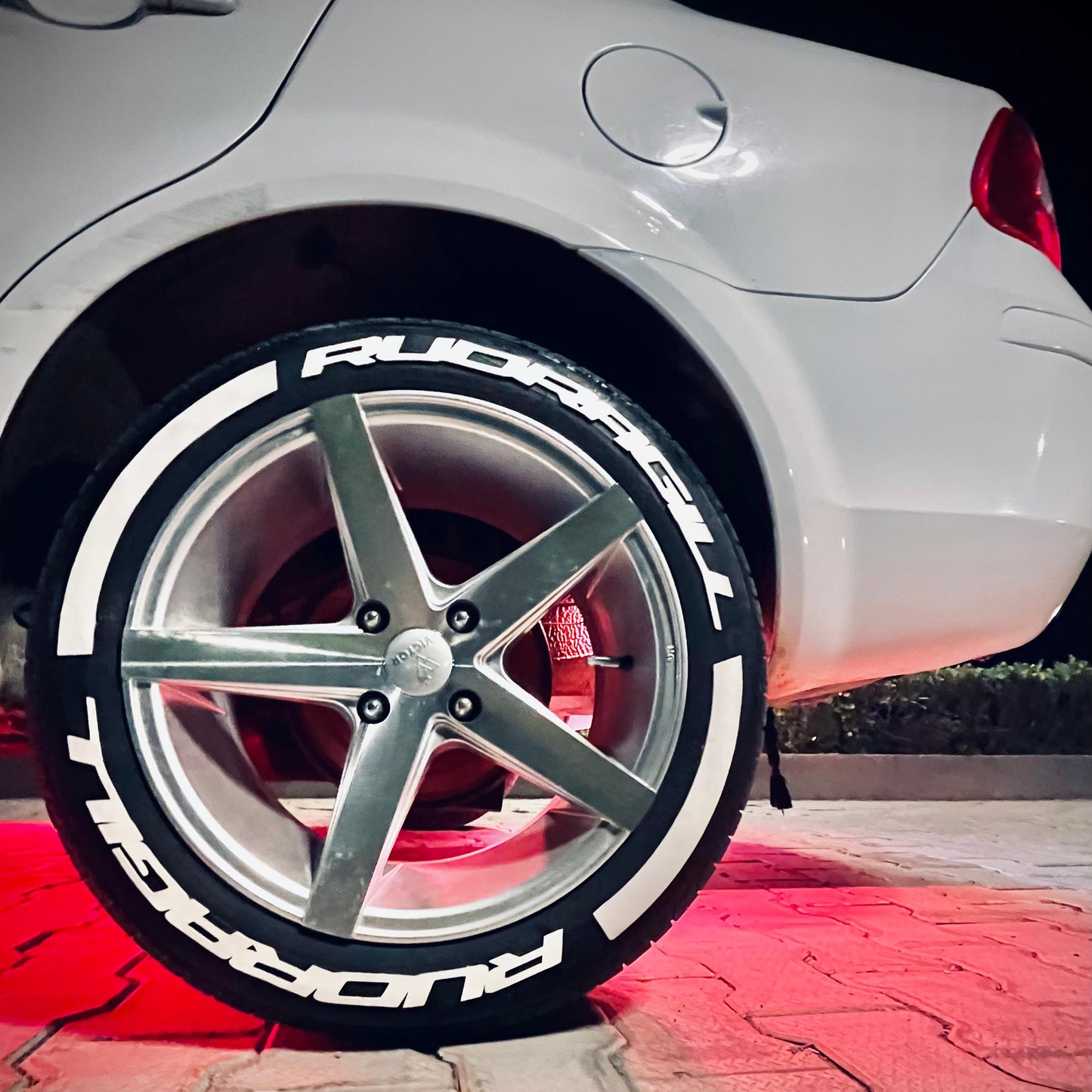 Design Your Own Car Tyre Sticker with Strips / Gun Strips (Set of 4 wheels)